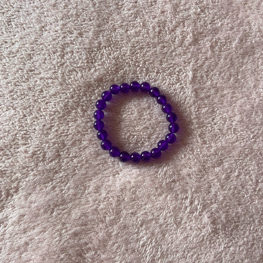 Crystal bead bracelet
